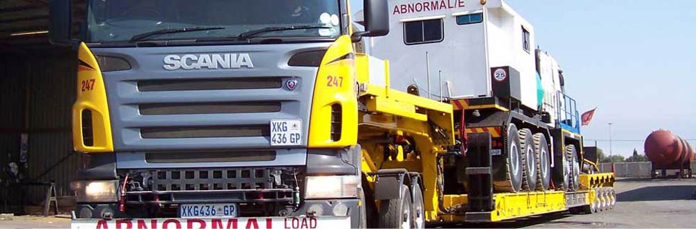 CTS East | Abnormal Load Transport | White Truck
