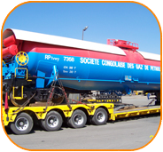 Blue Tanker On Lowbed Trailer | Abnormal Hauling | CTS East